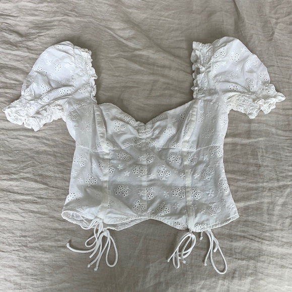 For Love And Lemons Tops - For Love & Lemons White Top